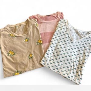 Men’s Patterned T-Shirts Set Bundle size Large